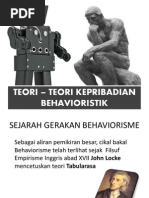 Download TEORI  TEORI KEPRIBADIAN BEHAVIORISTIK by Hariez Zona SN85436188 doc pdf
