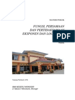 Download FungsiPersamaan Dan Pertidaksamaan Eksponen Dan Logaritma by tunjungpambudi SN85436597 doc pdf