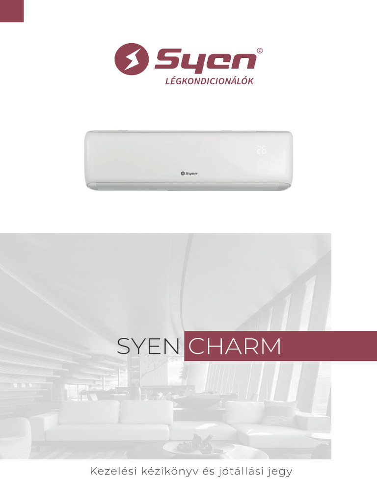 Syen Charm Kezelesi Kezikonyv v01 2024 A5 | PDF