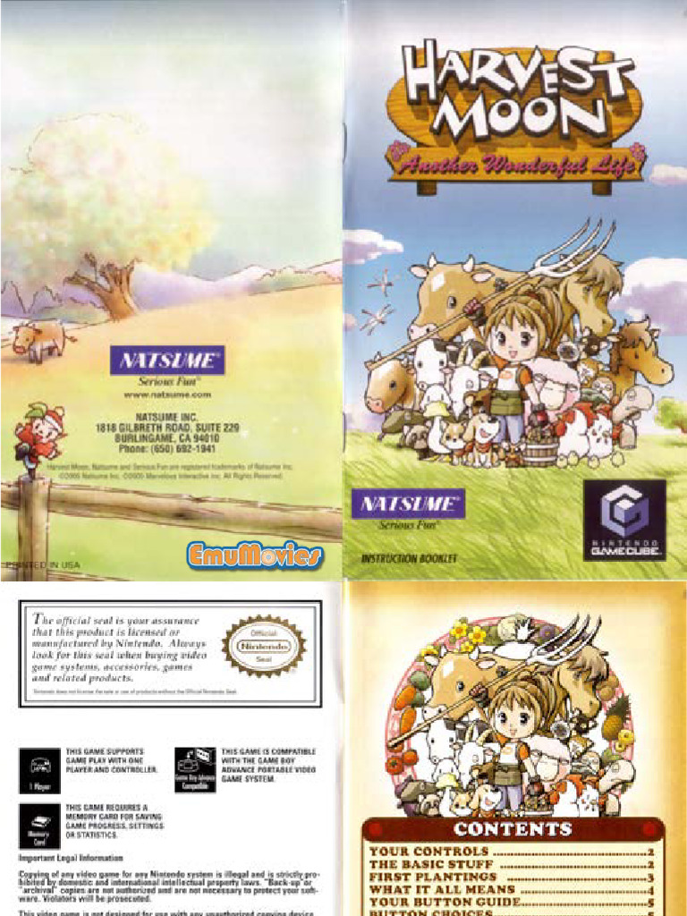 Us Harvest Moon Another Wonderful Life | PDF