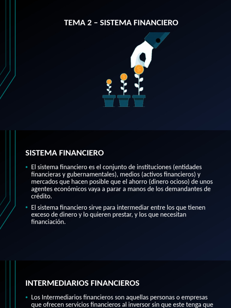 Estructura y Funciones del Sistema Financiero | PDF | Sistema ...