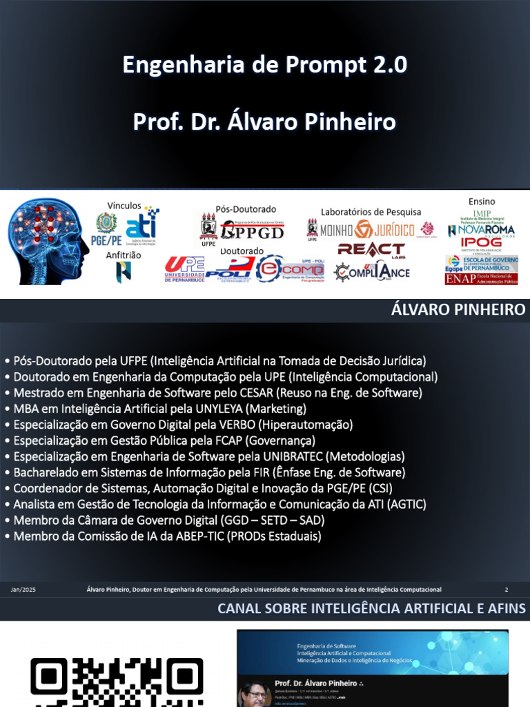 Engenharia de Prompt 2.0: Guia Prático | PDF | Inteligência artificial ...