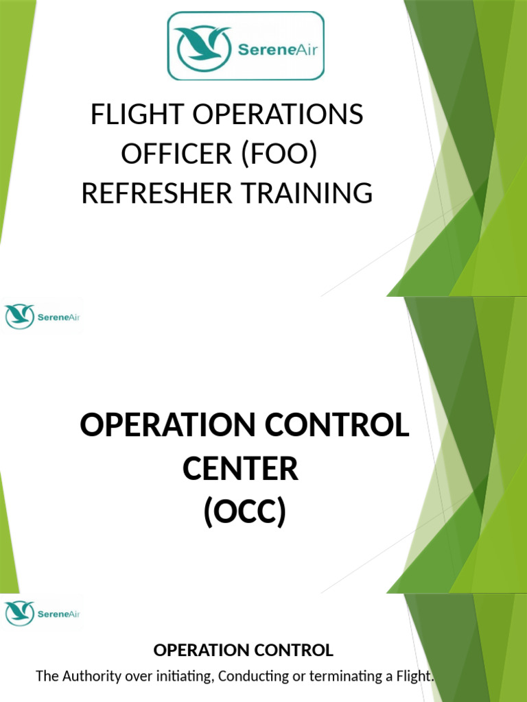 OCC Functions in Flight Operations | PDF | Air Traffic Control | Airport