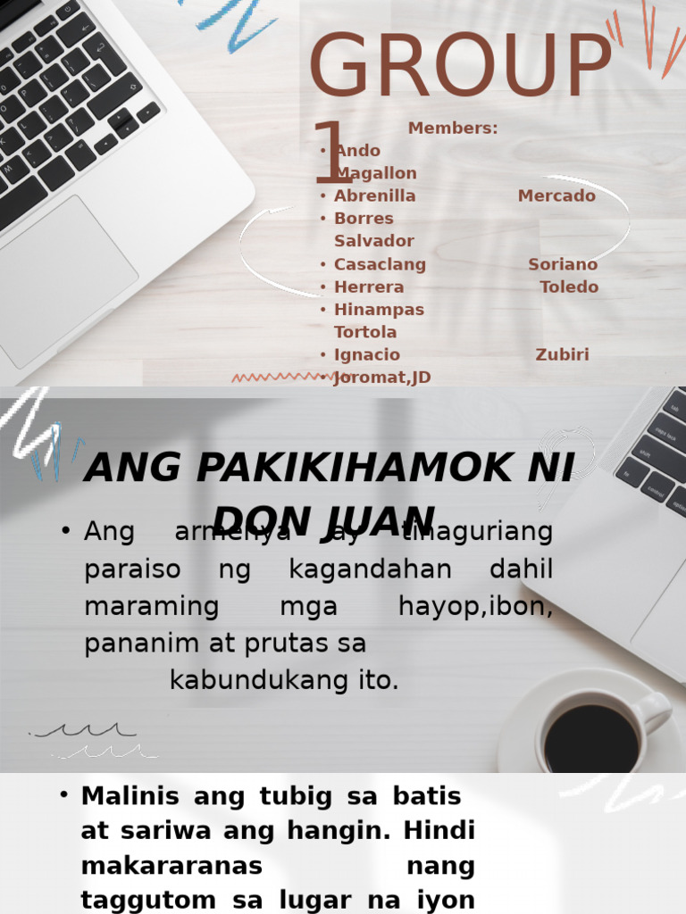 Orange and Blue Modern Minimalist Group Project Presentation | PDF