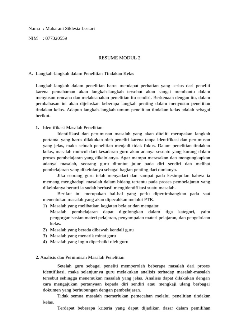 Resume Modul 2 | PDF