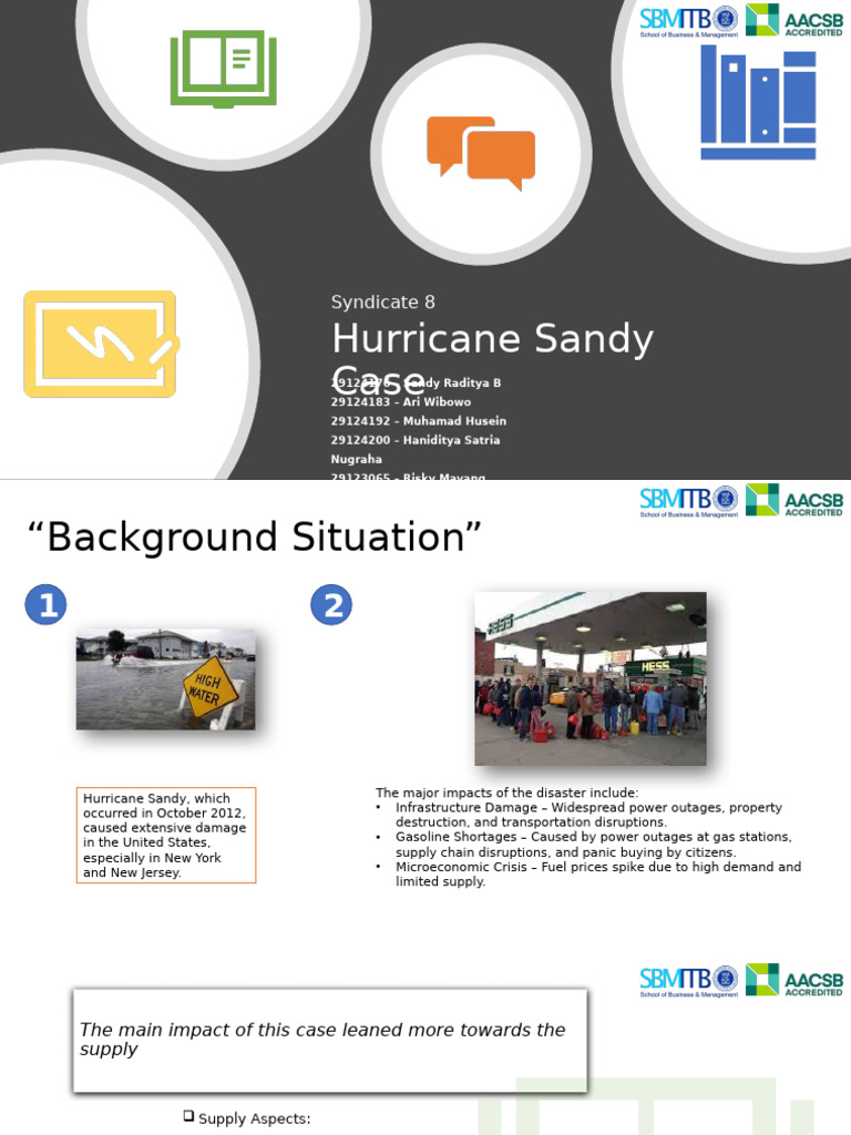 Syndicate 8 Hurricane Sandy Case | PDF | Prices | Subsidy