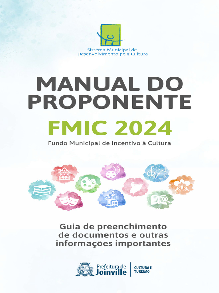 Manual do Proponente FMIC 2024 | PDF | Orçamento