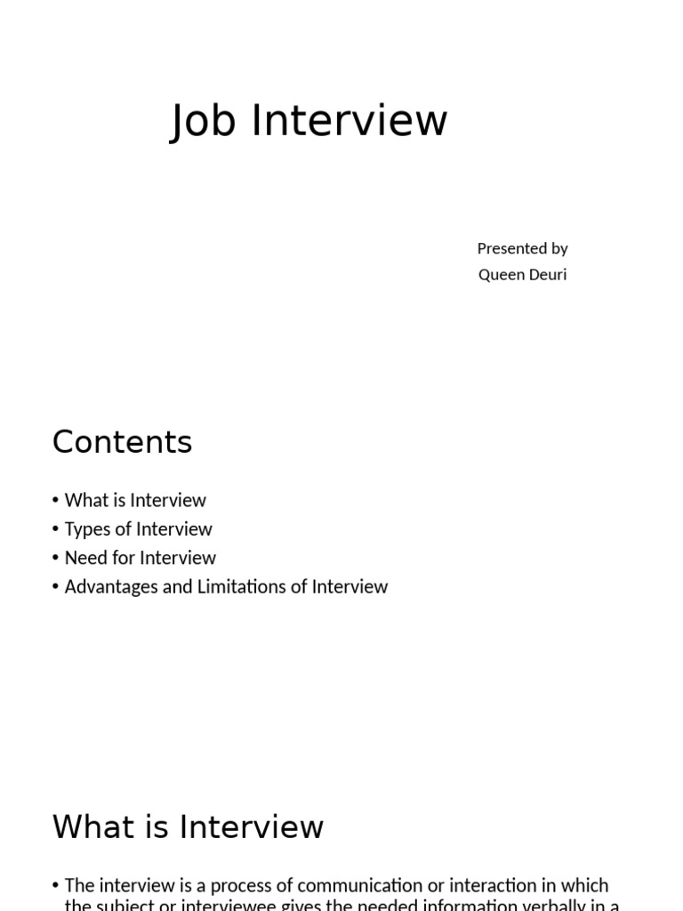 Essential Guide to Job Interviews | PDF