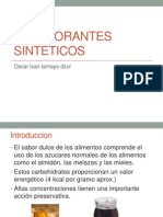 Edulcorantes Sinteticos