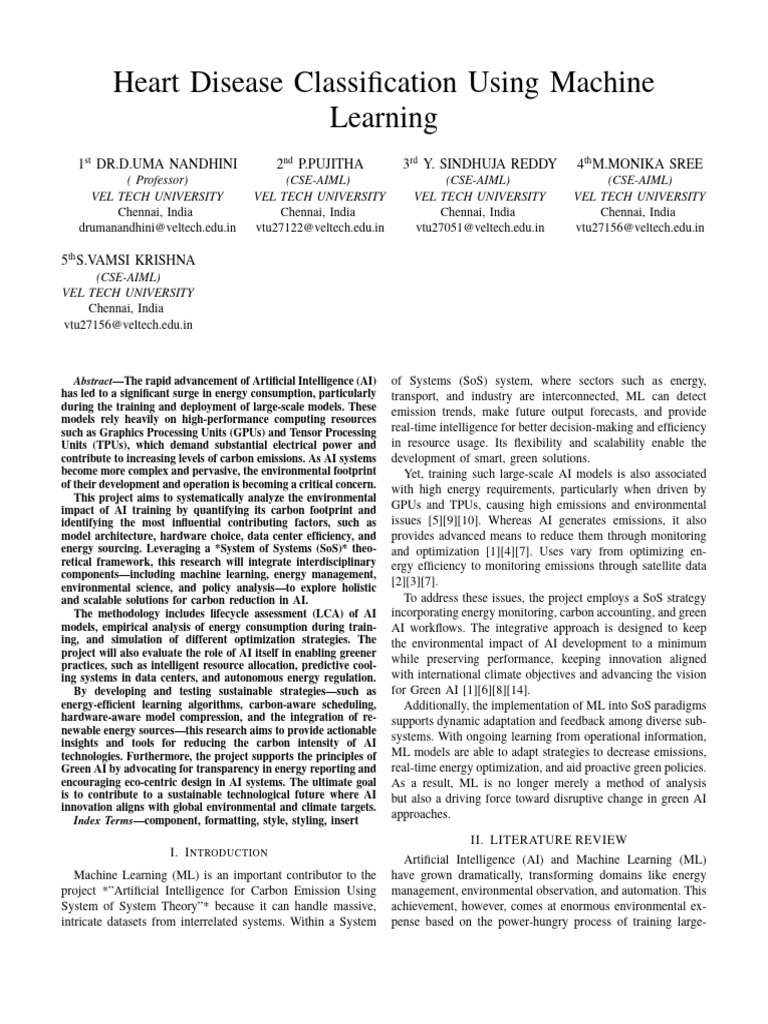 Machine Learning for Heart Disease Prediction | PDF | Sensitivity And ...