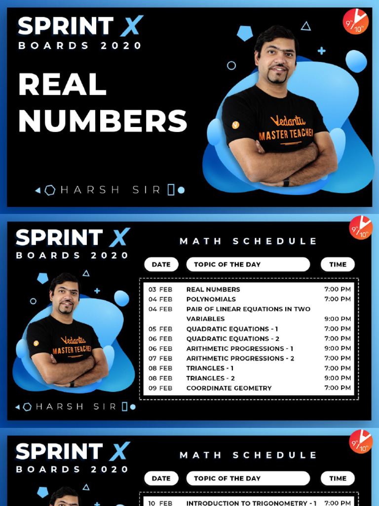 Real+Numbers+_+CBSE+Sprint+X+Boards+2020 | PDF | Numbers | Rational Number