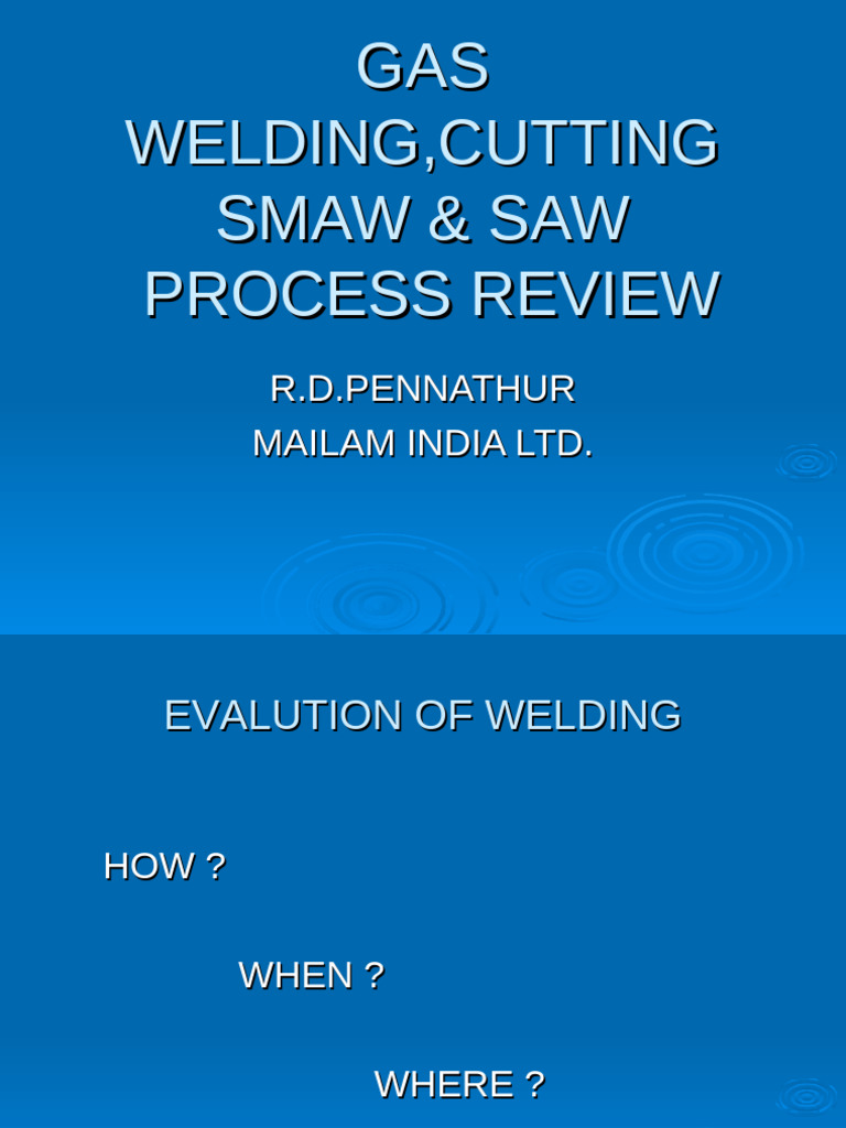 Gas &Arc Welding-iit | PDF | Welding | Construction