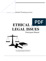 Ethical and Legal Issues: DDSD's Residential Training Presents