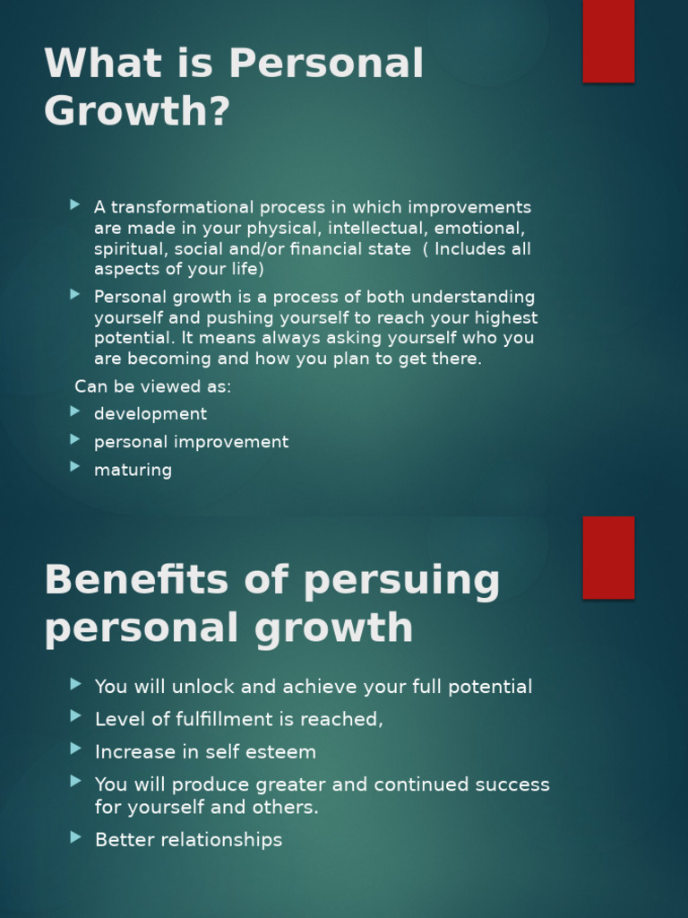Understanding Personal Growth Benefits | PDF | Mind | Personal Development