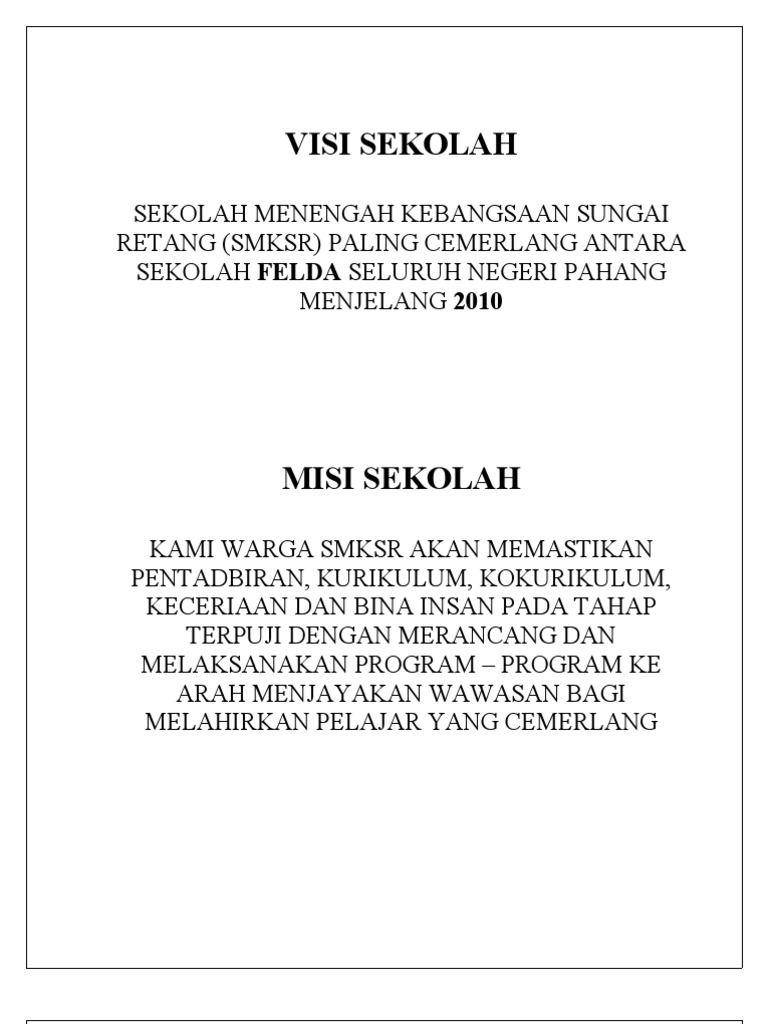 Misi Dan Visi