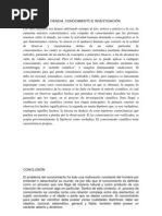 ENSAYO SOBRE CIENCIA, CONOCIMIENTO E INVESTIGACIÓN PARA ENTREGAR