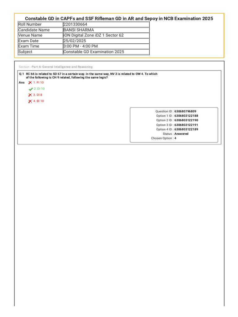gd marksheet | PDF