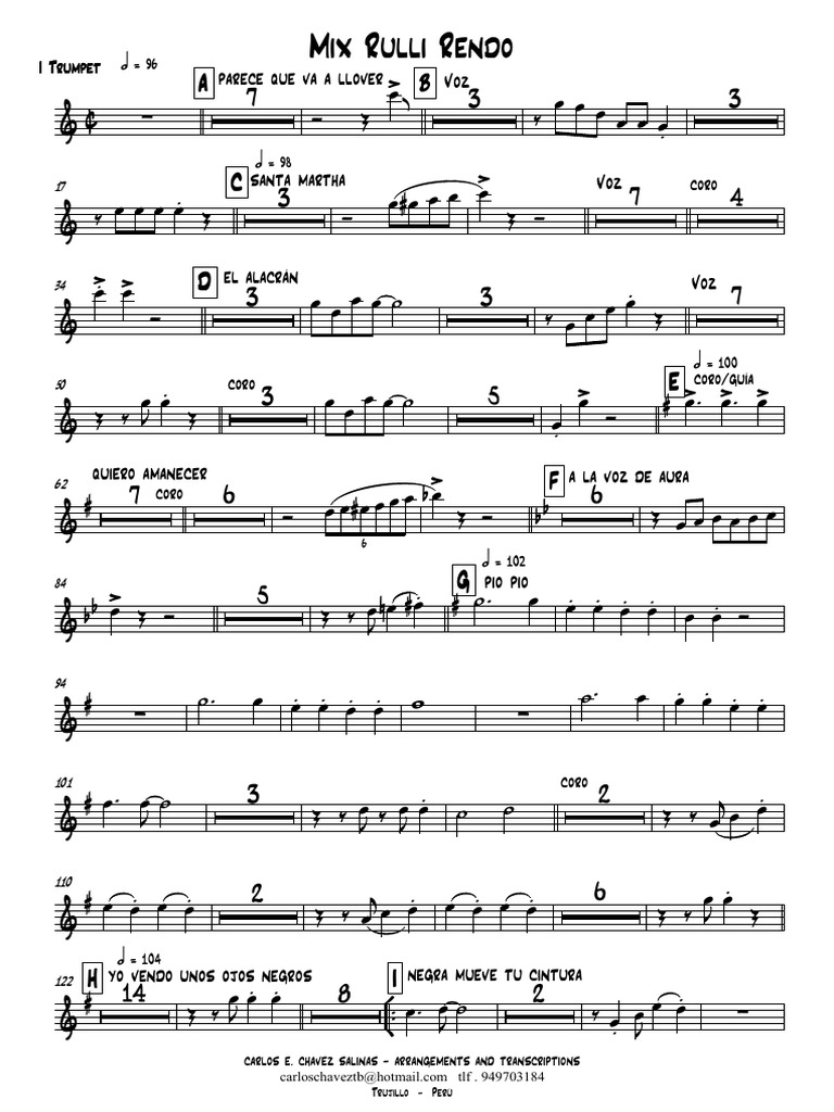 Mix Rulli Rendo - I Trumpet - 2023-09-20 1955 - I - 230928 - 191918 | PDF