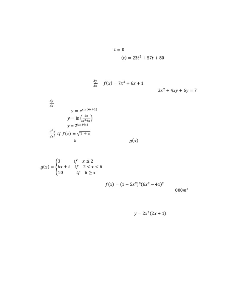 Calculus I Problems and Solutions | PDF | Classical Mechanics ...