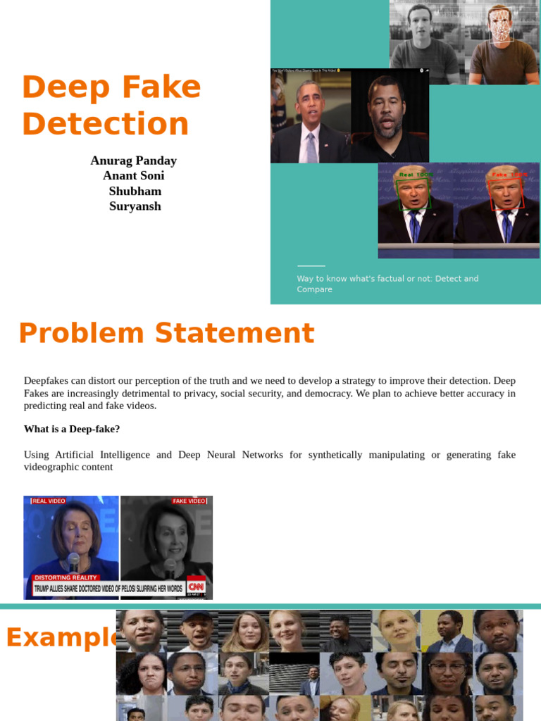 Deepfake Detection Strategies and Models | PDF | Deep Learning ...