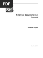 Selenium Documentation