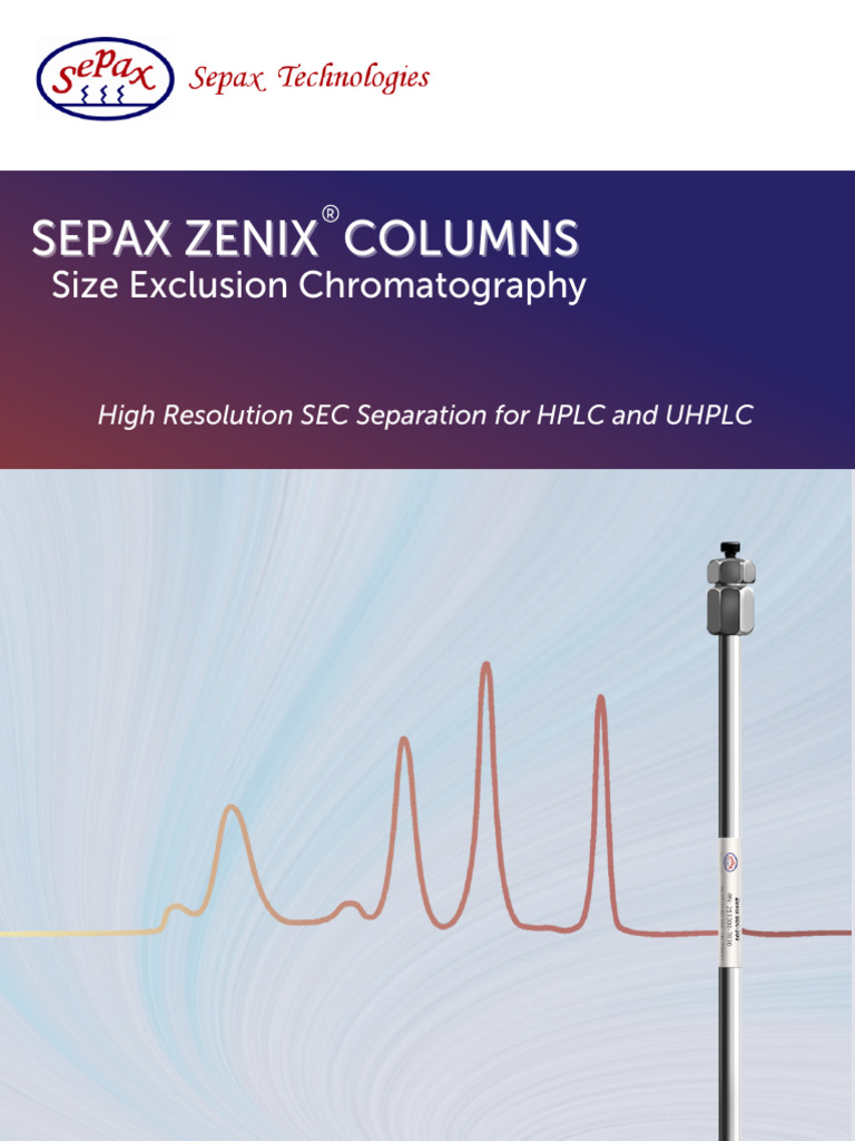 Zenix SEC Columns for HPLC Applications | PDF | Chromatography | High ...