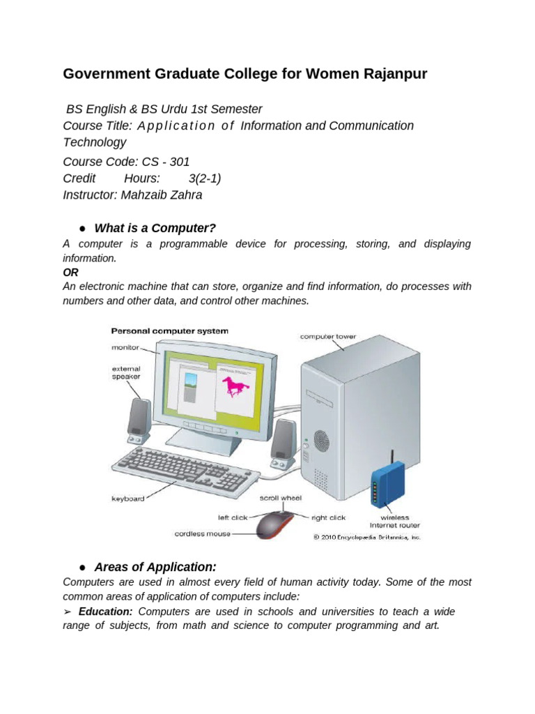 Introduction to ICT Applications | PDF | Computer Network | Cloud Computing