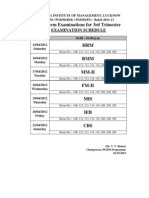 Exam Schedule 2011-13