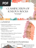 Classification of Igneous Rocks | PDF | Igneous Rock | Geology