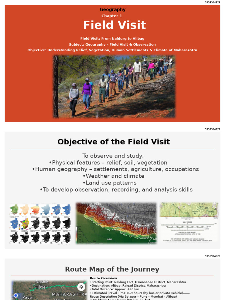 Geography Field Visit: Naldurg to Alibag | PDF | Earth Sciences ...