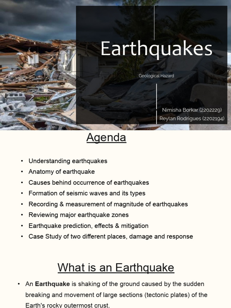 Understanding Earthquakes and Their Impact | PDF | Earthquakes | Plate ...
