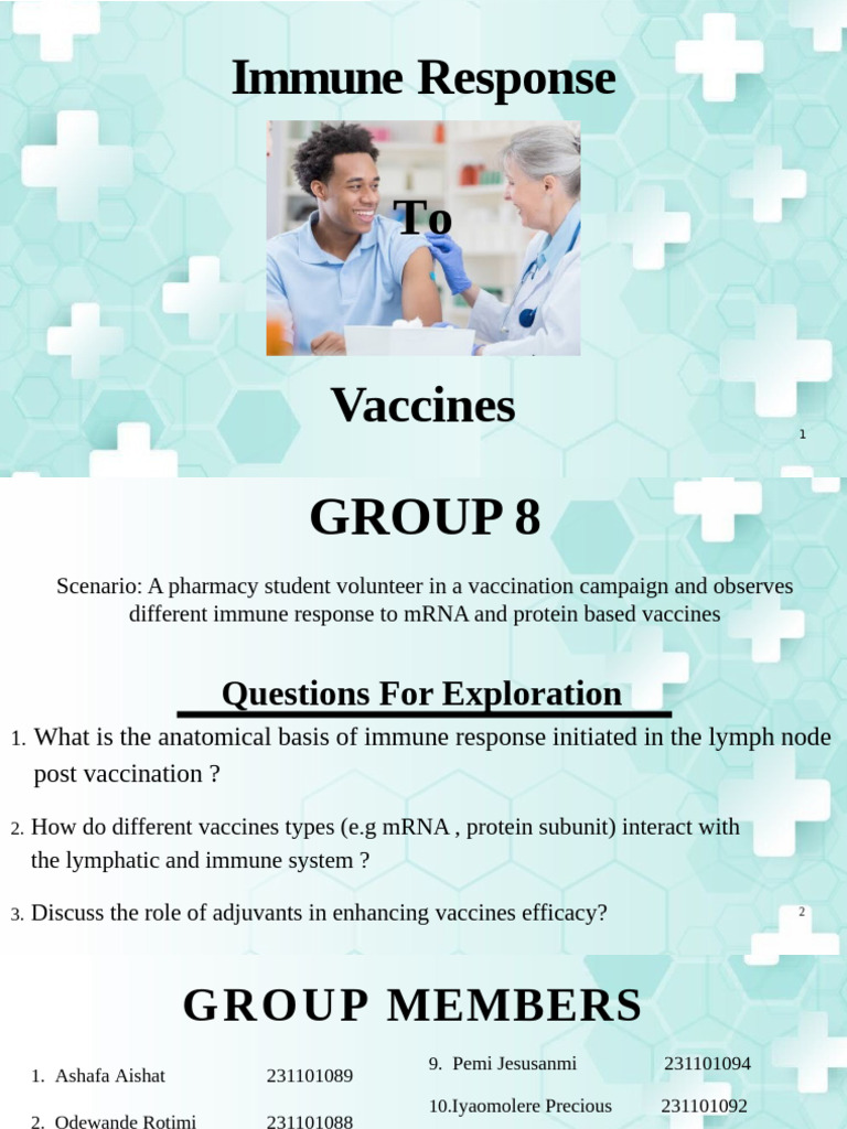 Immune Response To Vaccine-2 | PDF | Lymphatic System | Lymph Node
