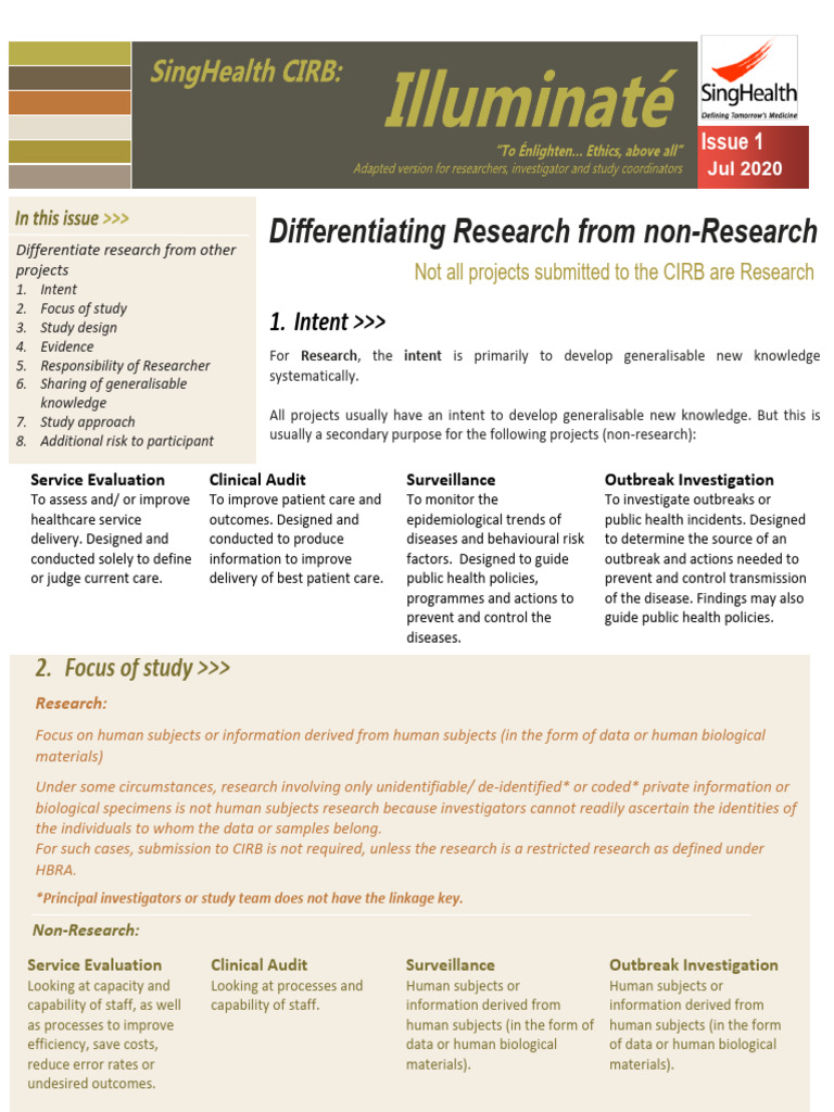 Illuminaté - Newsletter Issue 1 | PDF | Epidemiology | Audit