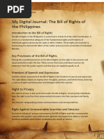 1987 Philippine Bill of Rights Overview | PDF