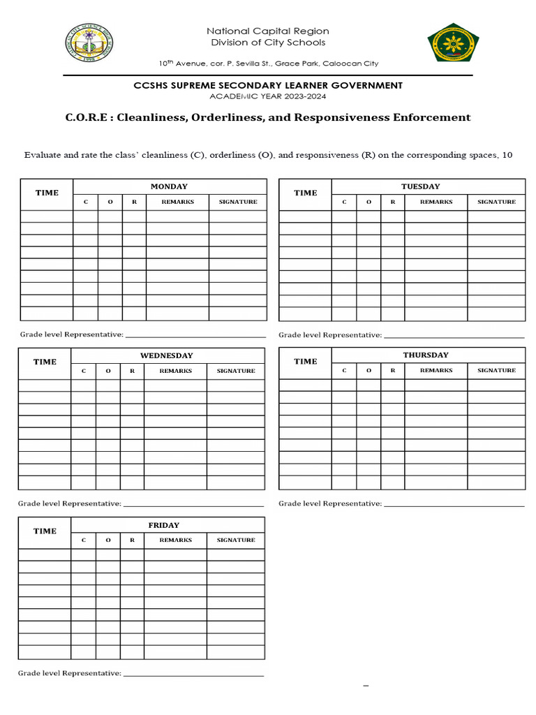 CORE-TEMPLATE | PDF