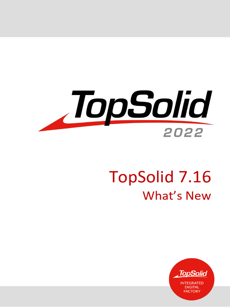 TopSolid What's New | PDF | Rendering (Computer Graphics) | Cartesian ...