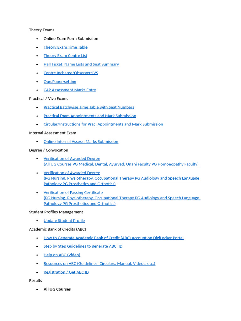 Theory Exam Information and Resources | PDF | Audiology | Physical Therapy