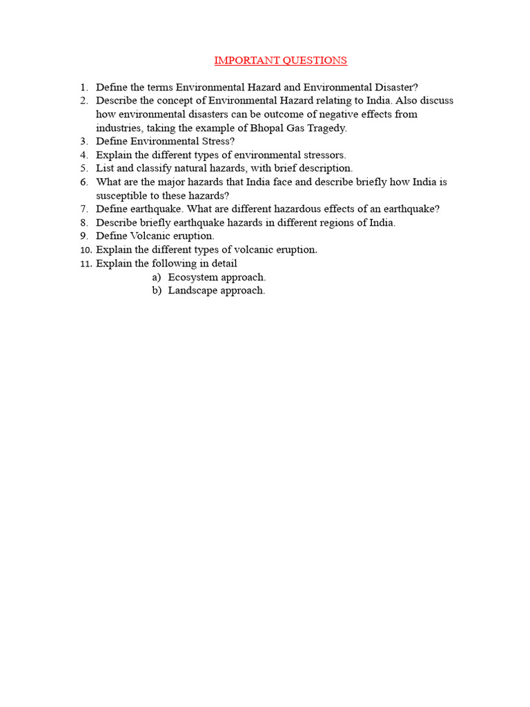 Mid 1 Important Questions | PDF