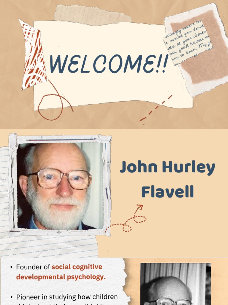Flavell's Metacognition Theory Explained | PDF