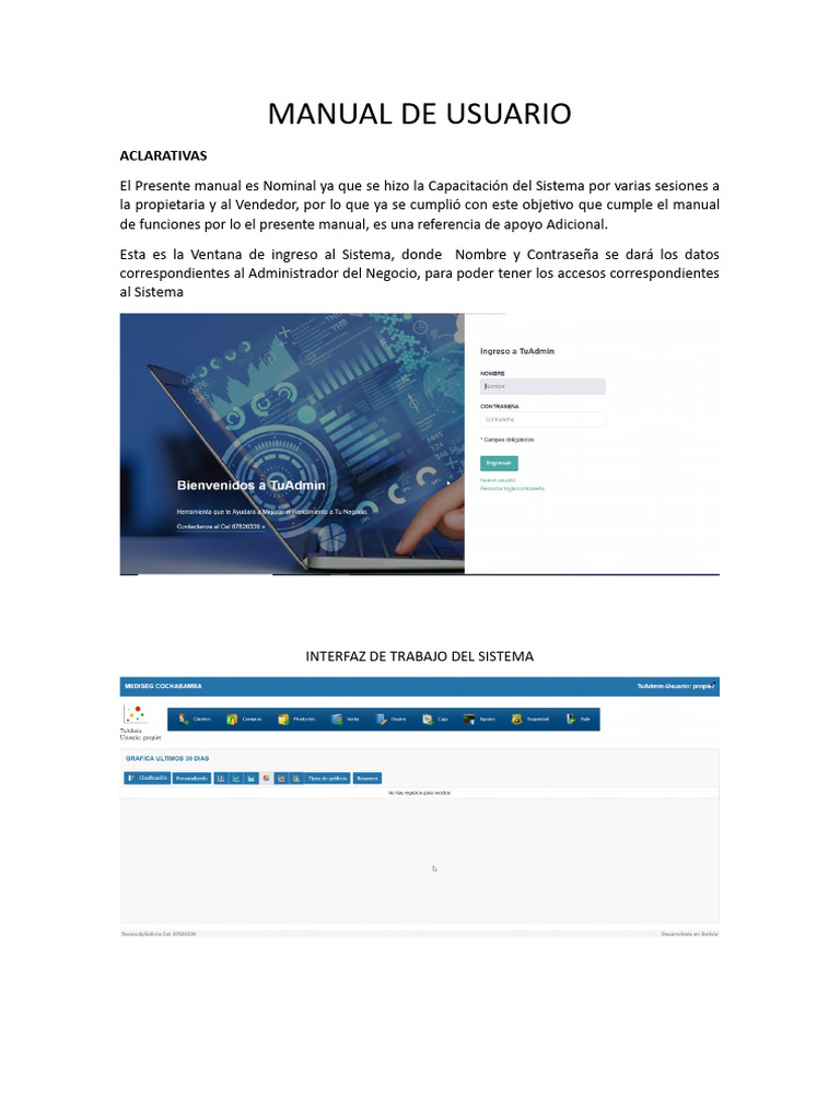 Manual de Usuario del Sistema Tikeado | PDF | Contraseña | Usuario ...