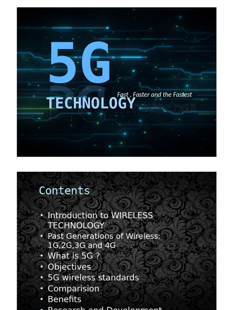 5G Technology | PDF | Cellular Network | Telecommunications Standards