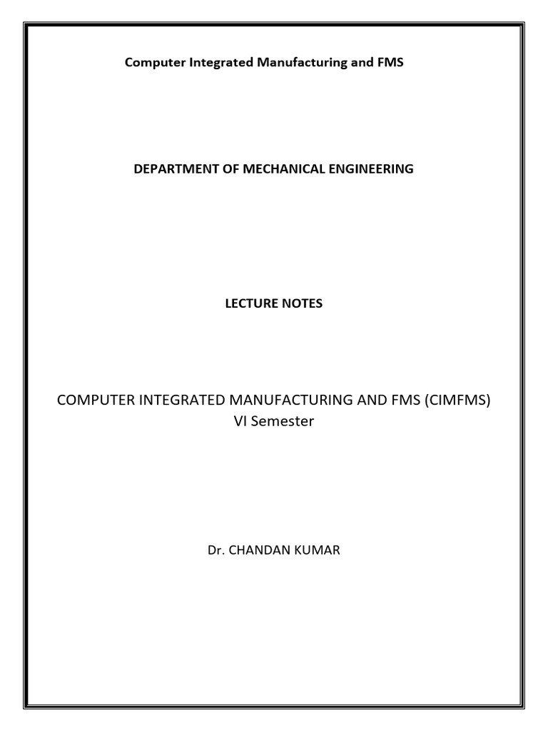 All Module CIMFMS Notes-2 | PDF | Computer Vision | Image Segmentation