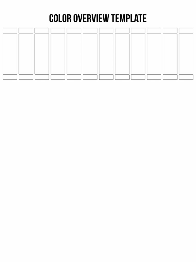 Color Overview Template | PDF
