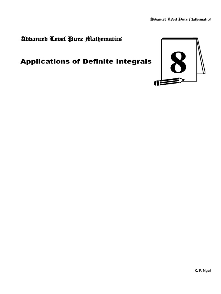 Definite Integral Applications in Math | PDF | Curve | Area