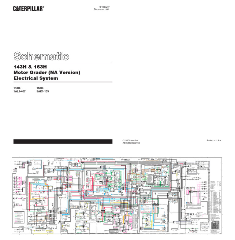 143H & 163H Motor Grader Electrical Guide | PDF | Electronics | Wireless