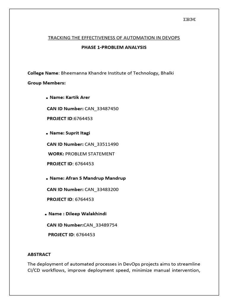 Enhancing Automation in DevOps Practices | PDF | Cloud Computing ...