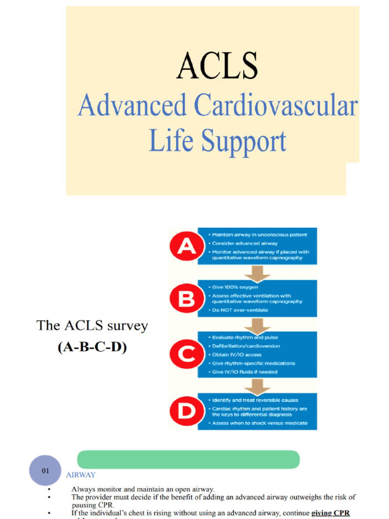 Essential Guide to Suctioning and ACLS | PDF | Cardiopulmonary ...