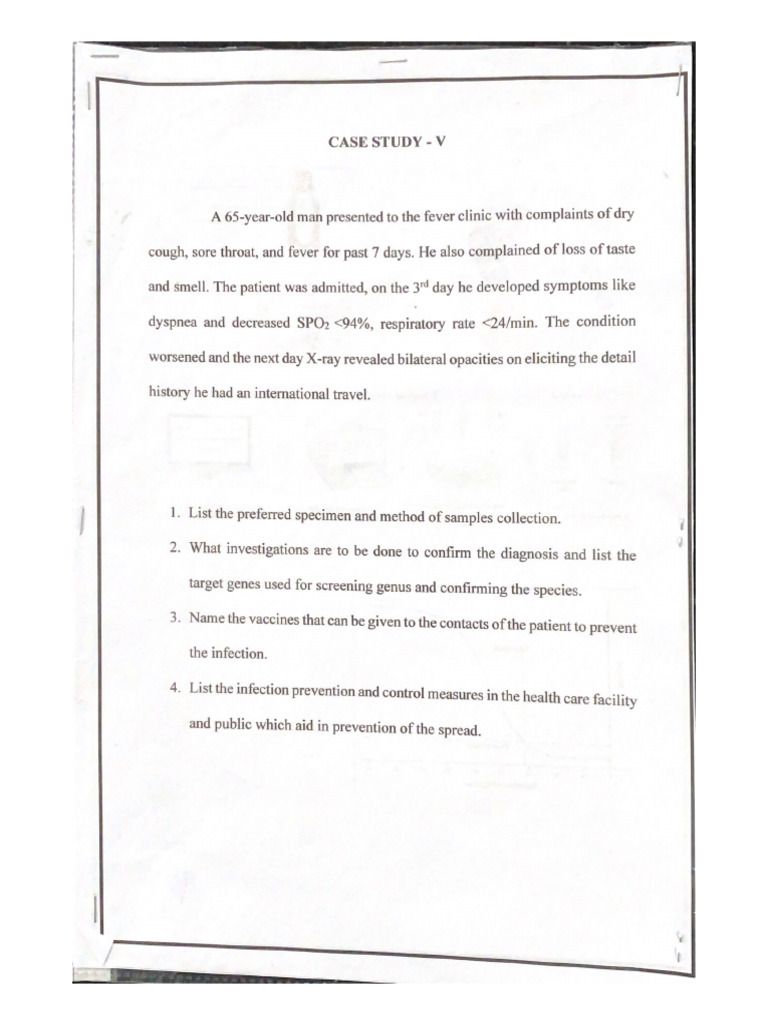 Microbio Case Study | PDF