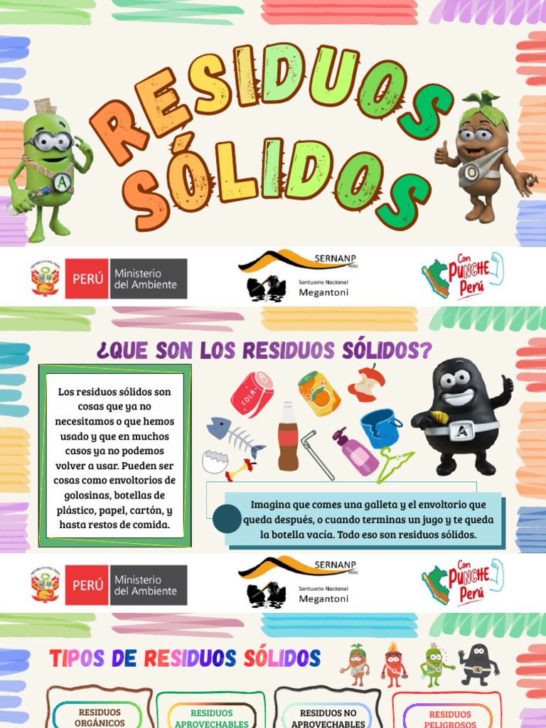Tipos y manejo de residuos sólidos | PDF | Residuos | Reciclaje