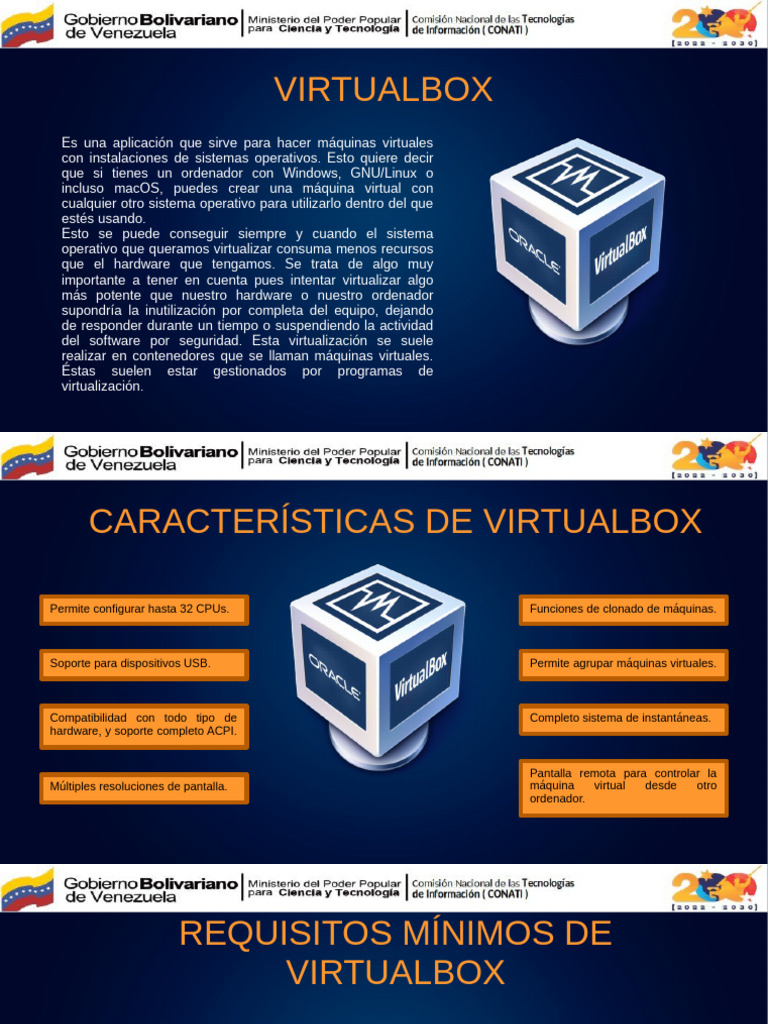 VIRTUALBOX | PDF | Máquina virtual | Computación de 64 bits